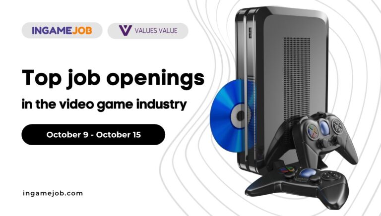 Top Job openings 9 October — 15 October - Boost InGame Job