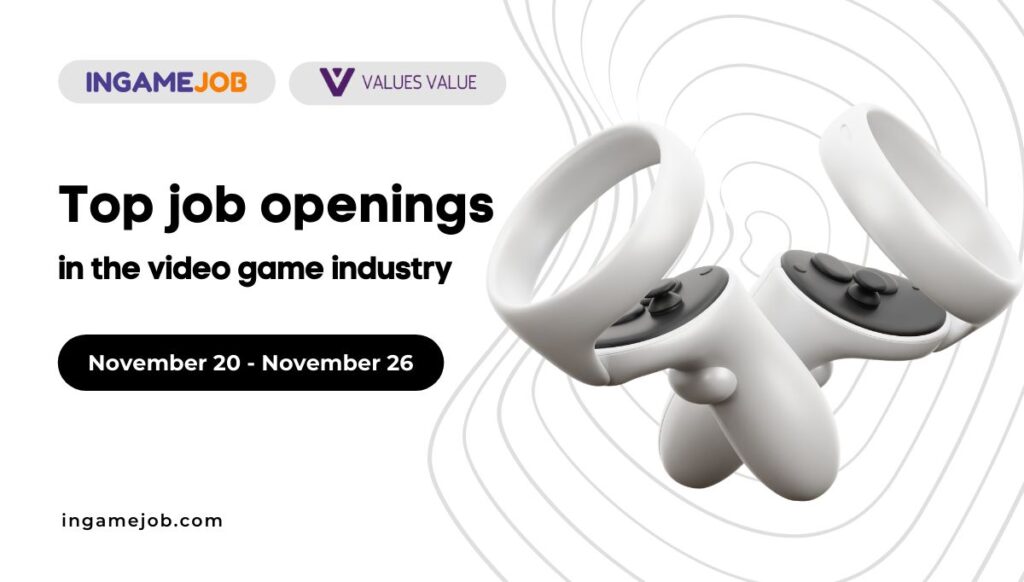 Top Job openings 20 November — 26 November - top job openings 26.11.2025 2 Top Job openings 20 November — 26 November - Boost InGame Job