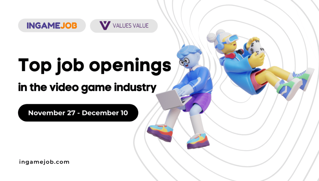 Top Job openings 27 November — 10 December - top job openings 11.12.2025 Top Job openings 27 November — 10 December - Boost InGame Job