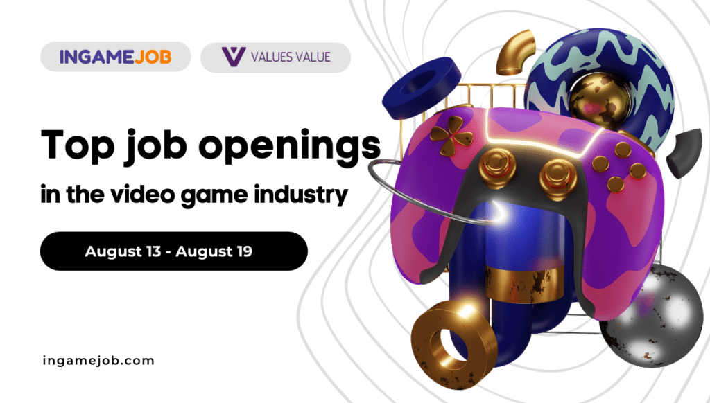 Top Job openings 13 August — 19 August - Boost InGame Job